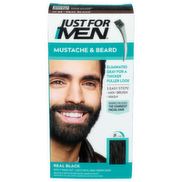 Just For Men Real Black Mustache & Beard - 1 Each