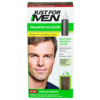 Just For Men H-35 Medium Brown Shampoo-In Color - 1 Each