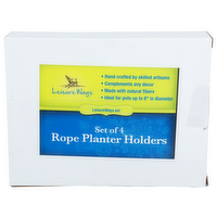 Leisure Ways Rope Planter Holders - 4 Count