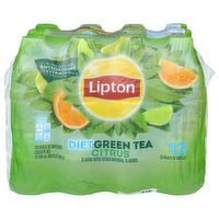 Lipton Citrus Diet Green Tea - 16.9 Fluid Ounce - 12 Count