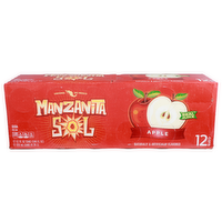 Manzanita Sol Apple Soda - 12 Fluid Ounce - 12 Count