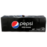 Pepsi-Cola Zero Sugar - 12 Fluid Ounce - 12 Count
