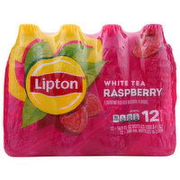 Lipton Wht Tea w Rspbry 12 - 16.9 Fluid Ounce - 12 Count