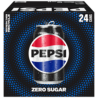 Pepsi Zero Sugar Soda Cola - 288 Fluid Ounce