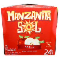 Manzanita Sol Apple Soda - 12 Fluid Ounce - 24 Count