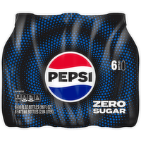 Pepsi Zero Sugar Soda Cola - 96 Fluid Ounce