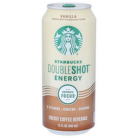 Starbucks Doubleshot Energy Vanilla Coffee Beverage - 15 Fluid Ounce