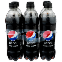 Pepsi Zero Sugar - 16.9 Fluid Ounce - 6 Count
