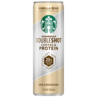 Starbucks Doubleshot Coffee & Protein Vanilla Bean Can - 11 Fluid Ounce