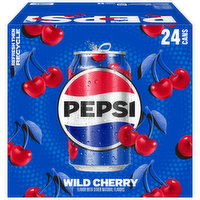 Pepsi Soda Wild Cherry - 288 Fluid Ounce