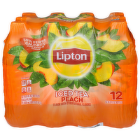 Lipton Peach Iced Tea - 16.9 Fluid Ounce - 12 Count