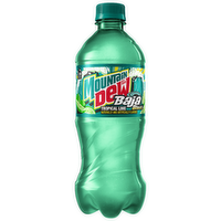 Mountain Dew Baja Blast Soda Tropical Lime - 20 Fluid Ounce