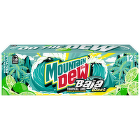 Mountain Dew Baja Blast Soda Tropical Lime - 144 Fluid Ounce
