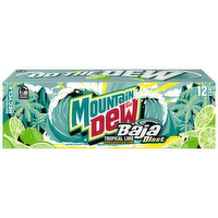 Mountain Dew Baja Blast Soda Tropical Lime - 144 Fluid Ounce