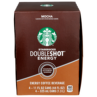 Starbucks Doubleshot Energy Mocha Coffee Beverage - 11 Fluid Ounce - 4 Count