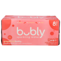 Bubly Sparkling Water Grapefruitbubly - 12 Fluid Ounce - 8 Count