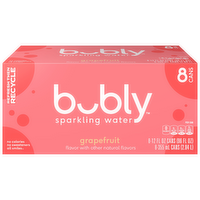 Bubly Sparkling Water Grapefruit - 96 Fluid Ounce - 1 Count