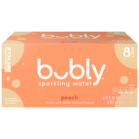 Bubly Sparkling Water, Peach