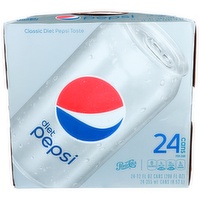 Pepsi-Cola Classic Diet Pepsi - 12 Fluid Ounce - 24 Count