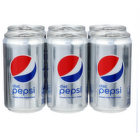 Pepsi-Cola Diet Pepsi - 7.5 Fluid Ounce - 6 Count