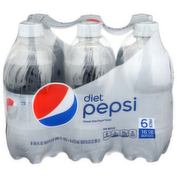 Pepsi-Cola Diet - 16 Fluid Ounce - 6 Count