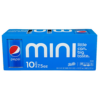 Pepsi Mini - 7.5 Fluid Ounce - 10 Count