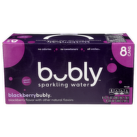 Bubly Sparkling Water Blackberry Flavor - 12 Fluid Ounce - 8 Count