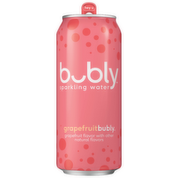 Bubly Sparkling Water Grapefruit - 16 Fluid Ounce