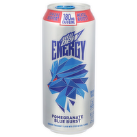Mtn Dew Energy Pomegranate Blue Burst Drink - 16 Fluid Ounce