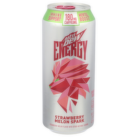 Mtn Dew Energy Strawberry Melon Spark Drink - 16 Fluid Ounce