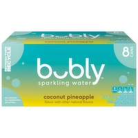 Bubly Sparkling Water Coconut Pineapple - 96 Fluid Ounce