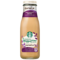 Starbucks Frappuccino Oatmilk Chilled Coffee Drink Dark Chocolate Brownie - 13.7 Fluid Ounce