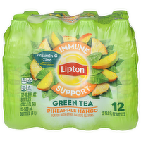 Lipton Pineapple Mango Green Tea - 16.9 Fluid Ounce - 12 Count