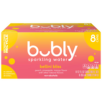 Bubly Sparkling Water Bellini Bliss - 96 Fluid Ounce