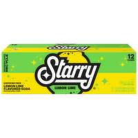 Starry Soda Lemon Lime - 144 Fluid Ounce