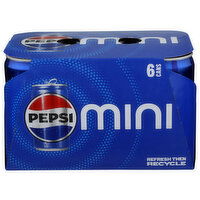 Pepsi Cola Mini Cans Ppbd 6 - 7.5 Fluid Ounce - 6 Count