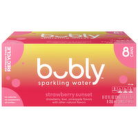 Bubly Sparkling Water Strawberry Sunset - 96 Fluid Ounce