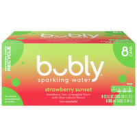 Bubly Sparkling Water Strawberry Sunset - 96 Fluid Ounce
