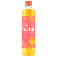 Bubly Burst Sparkling Water Beverage Peach Mango - 16.9 Fluid Ounce