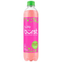 Bubly Burst Sparkling Water Beverage Watermelon Lime - 16.9 Fluid Ounce