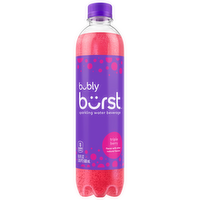 Bubly Burst Sparkling Water Beverage Triple Berry - 16.9 Fluid Ounce