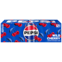 Pepsi Soda Wild Cherry - 144 Fluid Ounce