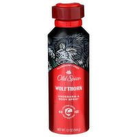 Old Spice Wolfthorn Underarm & Body Spray - 5.1 Ounce