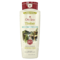 Old Spice Men's Body Wash For Men, Timber, 24/7 Shower Fresh - 18 Ounce