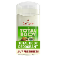 Old Spice Whole Body Deodorant Stick, Aluminum Free Total Deodorant, Fiji Scent, 24/7 Freshness From Pits To Toes And Down Below Dermatologist Tested - 3 Ounce