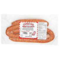 Conecuh Spicy & Hot Hickory Smoked Sausage - 16 Ounce