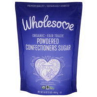 Wholesome Organic Powdered Confectioners Sugar - 16 Ounce