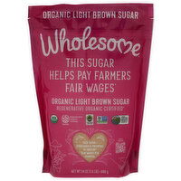 Wholesome Organic Light Brown Sugar - 24 Ounce