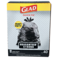Glad Quick-Tie Heavy Duty - 40 Count