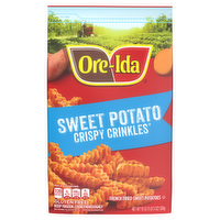 Ore-Ida Sweet Potato Crispy Crinkles French Fried Potatoes, Bag - 19 Ounce